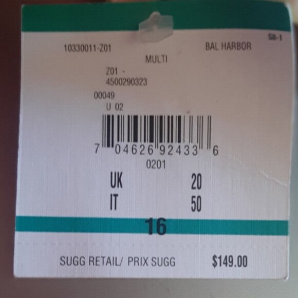 New ANNE KLEIN Bal Harbor Shift Dress Women's Size 16 - Picture 4 of 6